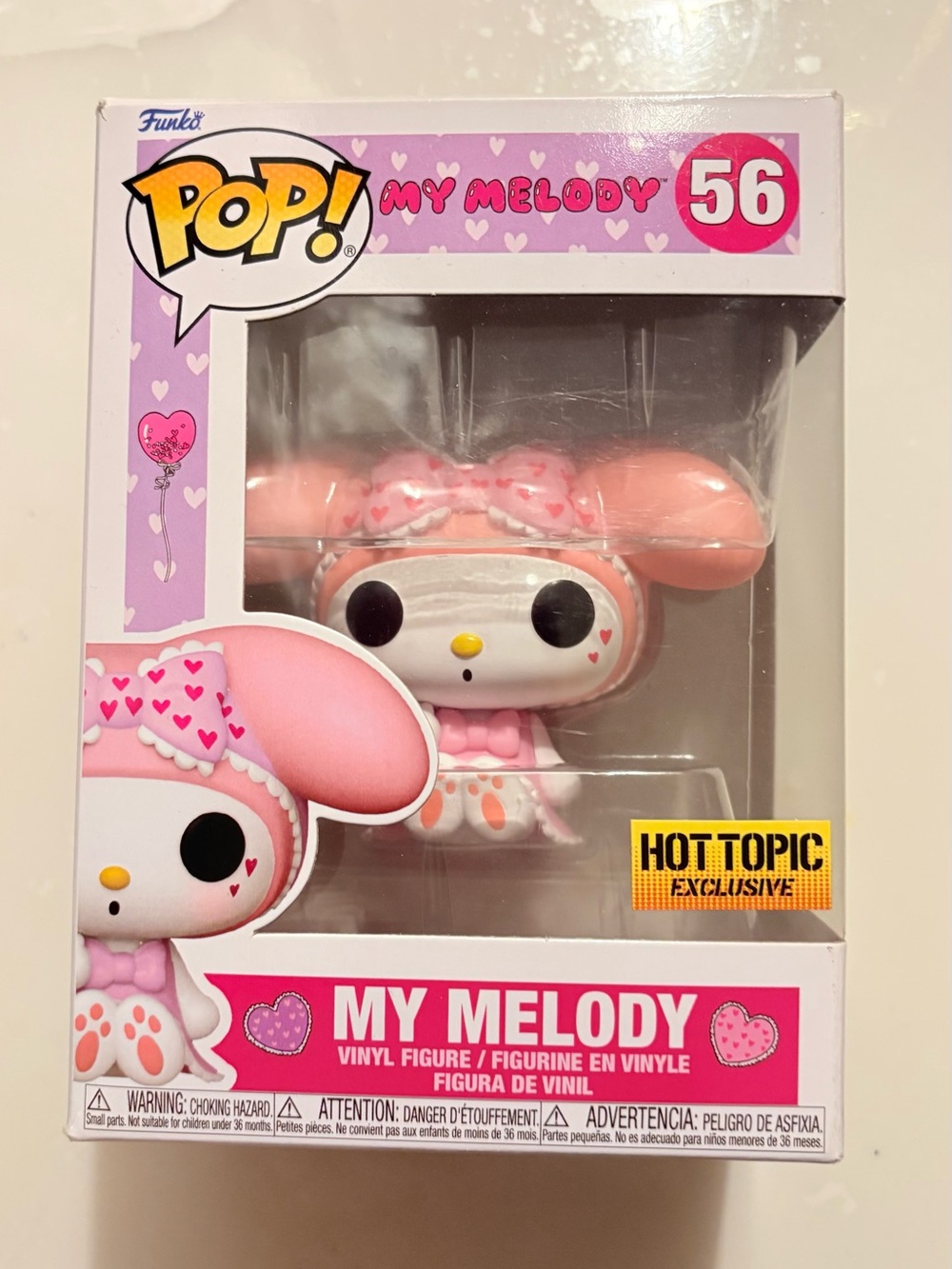 Funko Pop! My Melody Pink & White Vinyl Figure #56 - Hot Topic Exclusive